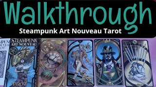 Steampunk Art Nouveau Tarot Walkthrough [upl. by Harday]