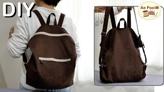 How to make a simple backpack [upl. by Asilad]