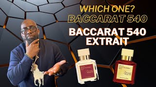 Baccarat 540 vs Baccarat 540 Extrait my Review [upl. by Riplex]