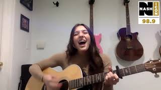 Chloe Belsito sings quotDevil in Disguisequot on 989 Nash Icon [upl. by Noscire]