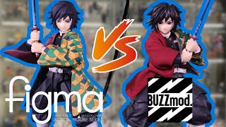 ¿QUIÉN LO HIZO MEJOR Figma VS Buzzmod Giyu Tomioka Kimetsu No Yaiba comparación [upl. by Oakie209]