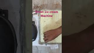 street ice cream make machine icecream ice viralvideo india trending trending [upl. by Ikila]