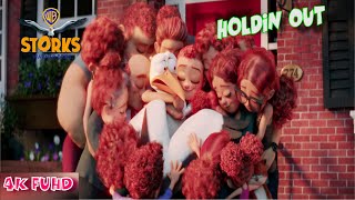 Storks Holdin’ Out Song  Video song  Storks Movie 2016  The Lumineers  4K FUHD [upl. by Arbmat]