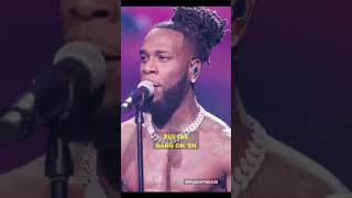 Burna boy  Bank on it 🇳🇬👑🔥 shorts burnaboy lyricsvideo liveperformance nigeria [upl. by Susy]