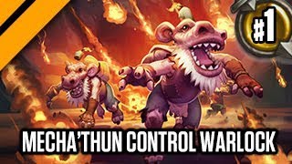 Hearthstone Boomsday  MechaThun Control Warlock P1 [upl. by Cilurzo]