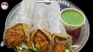 Zinger Paratha Roll Recipe  Restaurant Style Tasty Zinger Paratha Roll by Musarat Food Secrets [upl. by Sucramrej]