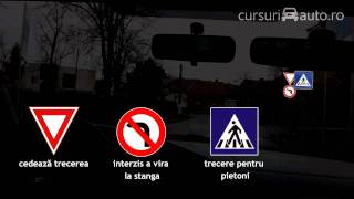 Conducere auto in trafic  episodul 1 CursuriAutoro [upl. by Shien312]