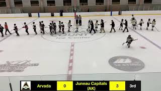 Arvada Bantam Black vs Juneau AK Capitals SemiFinals [upl. by Goldin]