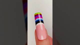 These multicolored nails looks amazing shorts nailart [upl. by Starbuck]