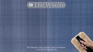 HowTo Faux Finish Step Instruction  Linen Denim Technique by The Woolie How To Paint Your Walls [upl. by Ranip]