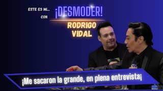 ¡Me sacaron lametralleta en plena entrevista😱😢 esteesmidesmoderLuismagaña rodrigovidalpodshow [upl. by Etteve]