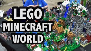 Every LEGO Minecraft Set Combined Into One Creation [upl. by Huan]