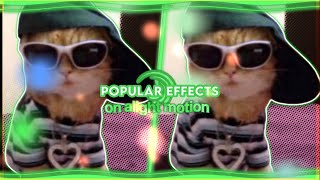 popular effects on alight motion  with qr code [upl. by Ayak]