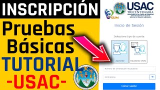 🔴Cómo Inscribirme a las PRUEBAS DE CONOCIMIENTOS BÁSICOS USAC 2023  Tutorial Completo Paso a Paso💻 [upl. by Neeka846]