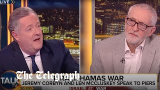 Jeremy Corbyn refuses to call Hamas a terrorist group on Piers Morgan Uncensored [upl. by Yuk]