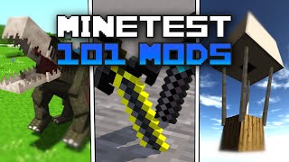 The BEST 101 Mods for Minetest Game [upl. by Sandro251]