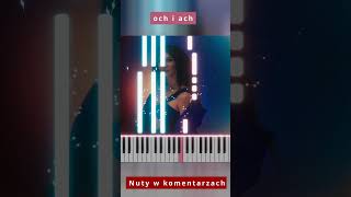 Sylwia Grzeszczak  och i ach 🎹 Piano Tutorial 🔥 Nuty shorts [upl. by Akirrehs]