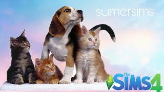 KEDİ VE KÖPEK SAHİPLENMEK EVDEN ATMAK  THE SİMS4 [upl. by Horter]