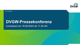 DVGWPressekonferenz  16092024  1130 Uhr [upl. by Akinad]