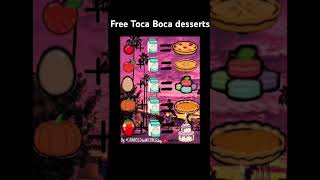 Free Toca Boca desserts [upl. by Neddie842]