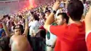 CROAT FANS GOING NUTS CROATIA v TURKEY Euro 2008 [upl. by Slavin139]