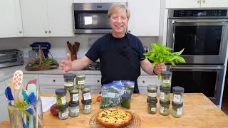 A Fun Day Preserving Basil amp Making a CLASSIC Tomato Pie [upl. by Dareg15]