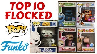 TOP 10 FLOCKED FUNKO POPS [upl. by Quin]