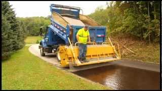 R1 Aggregate Chip Spreader on road [upl. by Batruk602]