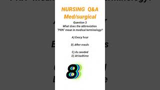 MedicalSurgical Nursing question and answerHow to pass PROMETRICNCLEX exam prometric nclexexam [upl. by Danyette897]