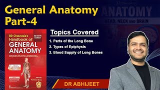 General Anatomy Part 4  Parts of long bone Types of Epiphysis Blood supply of long bones [upl. by Gish603]