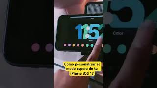 Cómo personalizar el modo espera de tu iPhone iOS 17 [upl. by Ednalrim916]