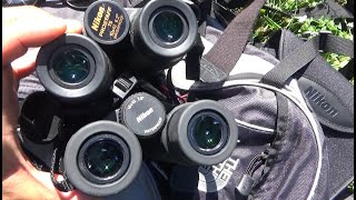 Comparison Nikon Prostaff 7S 10x42 vs Nikon Prostaff P7 10x42 [upl. by Lekcar]