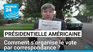 Présidentielle américaine  comment s’organise le vote par correspondance  • FRANCE 24 [upl. by Fausta]