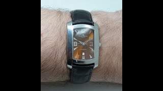 c2001 Baume amp Mercier Milleis mens automatic watch with Havana tobacco dial Model reference 65308 [upl. by Alyahsal]