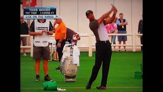 Tiger Woods  WarmUp Routine 2014 Dubai Desert Classic Details Below ⬇️⬇️ in Description [upl. by Kissiah500]