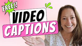 How to ADD CAPTIONS to a video in CANVA Free 🤩 [upl. by Idok]