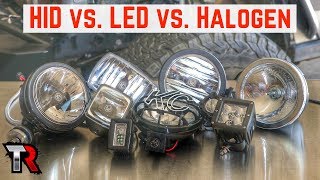 Which Offroad Lights are Better HID vs LED vs Halogen amp Beam Patterns [upl. by Oiliduab]