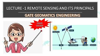 Lecture 1  Remote Sensing and Its Principals  GATE geomatics engineering Crash Course [upl. by Siri]