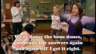 Bone dance  With LYRICS  HANNAH MONTANA [upl. by Anuska]