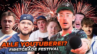 MØDTE ALLE YOUTUBERE TIL FIRSTGRADE FESTIVAL [upl. by Honebein855]