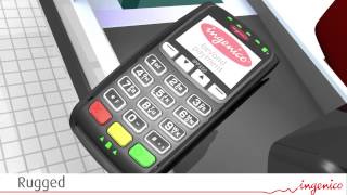 Ingenico IPP350 Card Payment Machine Video [upl. by Hoseia]