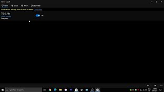 How to Set Regular and WakeUp Alarms in Windows 10 [upl. by Ladnyc]