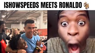 Finally IshowSpeed Meets Ronaldo🐐 [upl. by Kast]