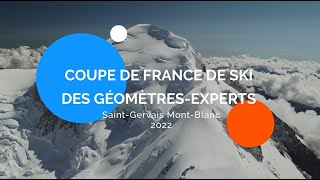 Coupe de France de Ski des GéomètresExperts 2022 [upl. by Taka]