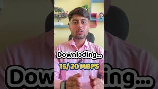 Wifi connection ✔ Diffrence between MBps vs Mbps shorts [upl. by Cottrell]