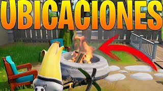 ENCIENDE FOGATAS EN FORTNITE  UBICACIONES DONDE HAY FOGATAS EN FORTNITE TEMPORADA 2 CAPITULO 4 [upl. by Margarethe146]