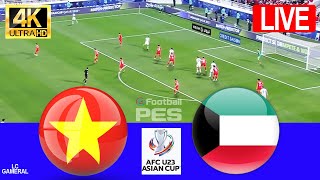 🔴VIETNAM VS KUWAIT⚪LIVE⚽AFC ASIA CUP U23 FOOTBALL 2024 TODAYS COMPLETE HIGHLIGHTS PES PCPS5 [upl. by Iveel]