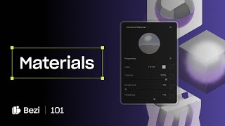 Design Materials and Material Library  Bezi 101 [upl. by Ed]