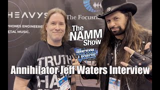 Annihilator Jeff Waters InterviewSolo AlbumsAnnihilator Updates  Namm 2024 by Neil Turbin [upl. by Gowrie]