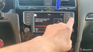 Sur VW Golf7 2015 Installation Poste Discover Média Avec Écran 65quot [upl. by Nomead]